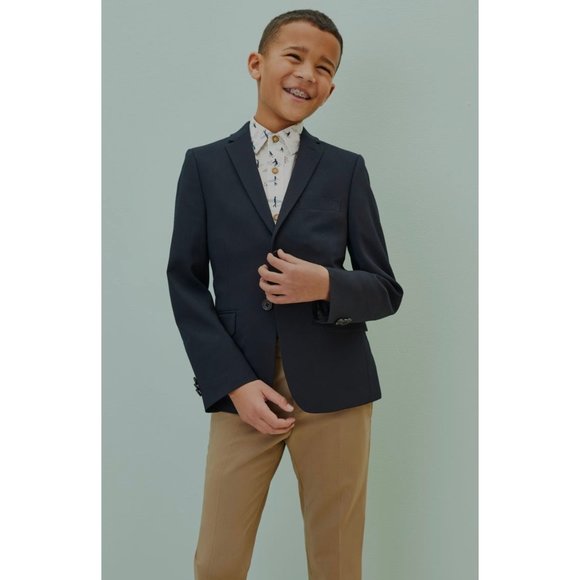 Tallia $110 Solid Wool Blend Sport Coat NEW - Black - size 7 - Picture 1 of 9